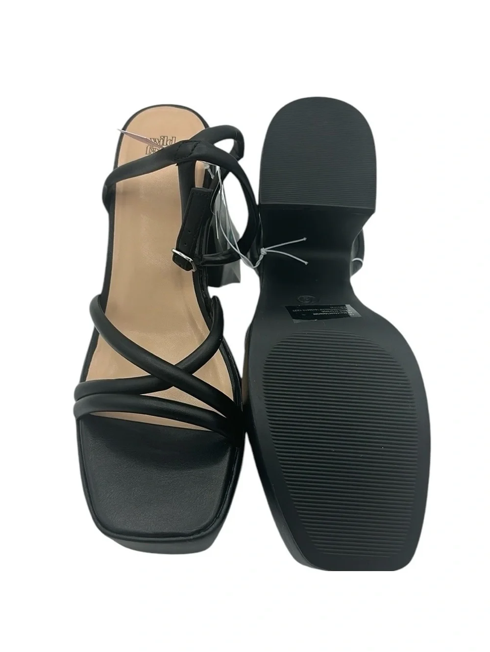 Astro Wedge Heels Black Size 12